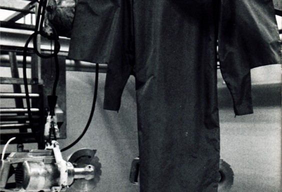 abito scultura in fail di seta, 1985